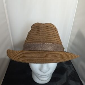 Stetson Brown Fedora Hat STW163-BRN3 Size L NWT